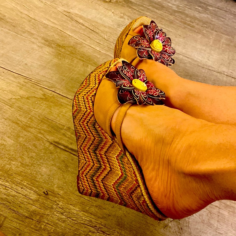 Hale Bob platform sandals